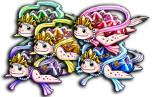 1 set of 5 Color Hime Turtles